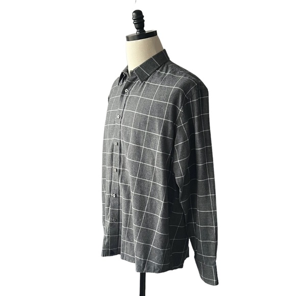UNTUCKit Grey Flannel Windowpane Check | XXL - Picture 4 of 8